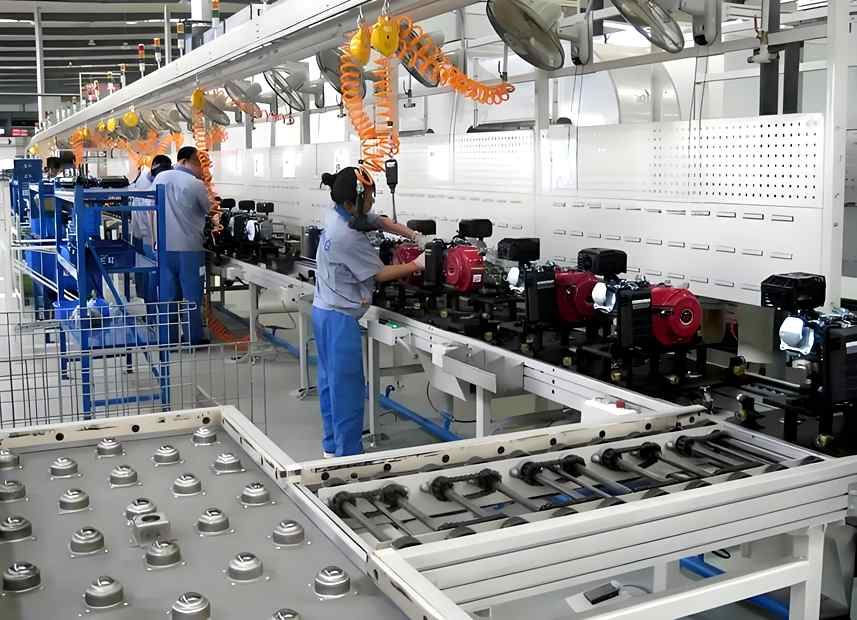 Generator assembly line