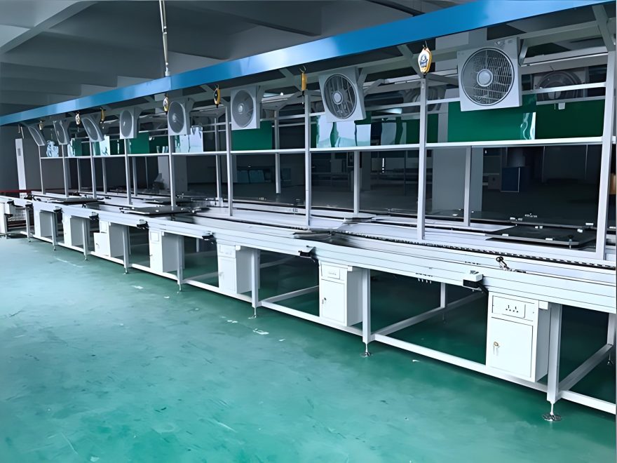 Vehicle air compressor assembly line